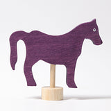 Grimm's -  Horse Decoration - Red Purple