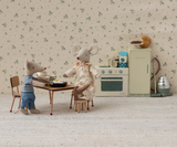 Maileg - Table & Chair Set for Mouse - Dark Powder