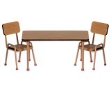 Maileg - Table & Chair Set for Mouse - Dark Powder