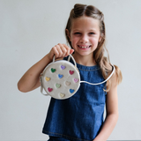 Mimi & Lula - Jazzy Hearts Velvet Bag