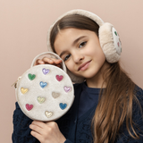 Mimi & Lula - Jazzy Hearts Velvet Bag