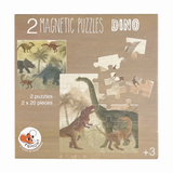 Egmont - Magnetic Puzzles 2 X 20pc - Dinosaurs