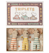 Maileg - Baby Mice Triplets In Matchbox