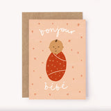Lauren Sissons Studio - Bonjour Bebe Pink Mini Card