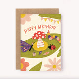 Lauren Sissons Studio - Bug Party Birthday Card