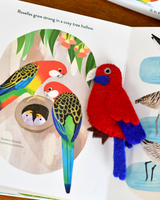 Tara Treasures - Busy Beaks Finger Puppets & Book Set