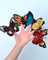 Tara Treasures - Butterflies Finger Puppets Set