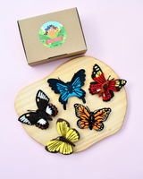 Tara Treasures - Butterflies Finger Puppets Set