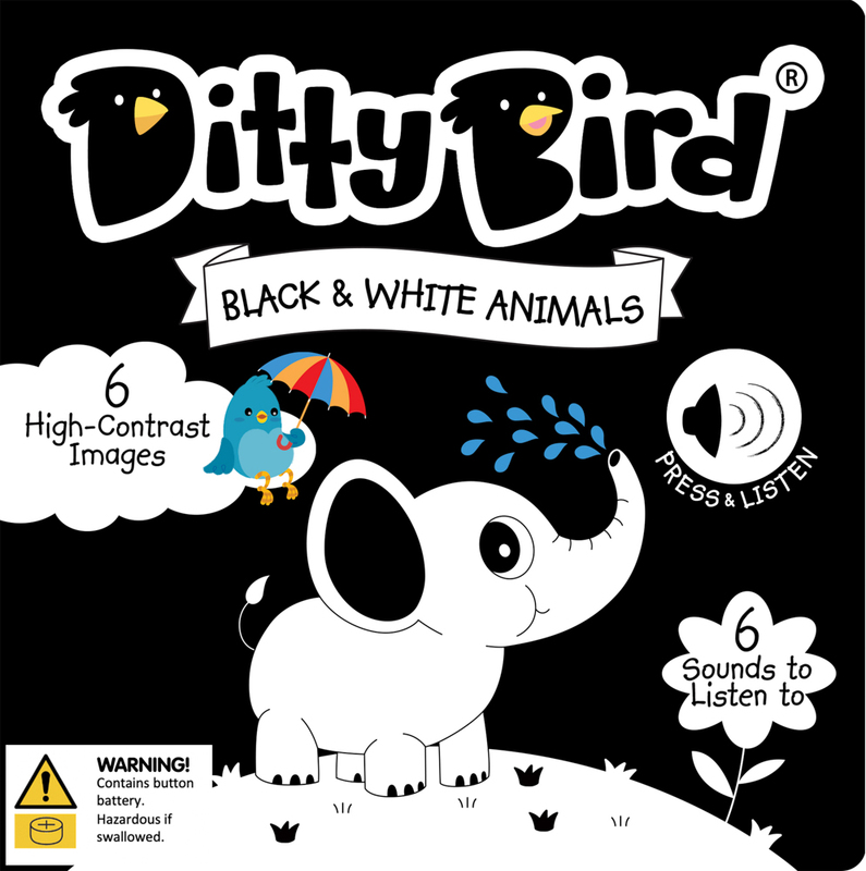 DITTY BIRD - BLACK & WHITE ANIMALS