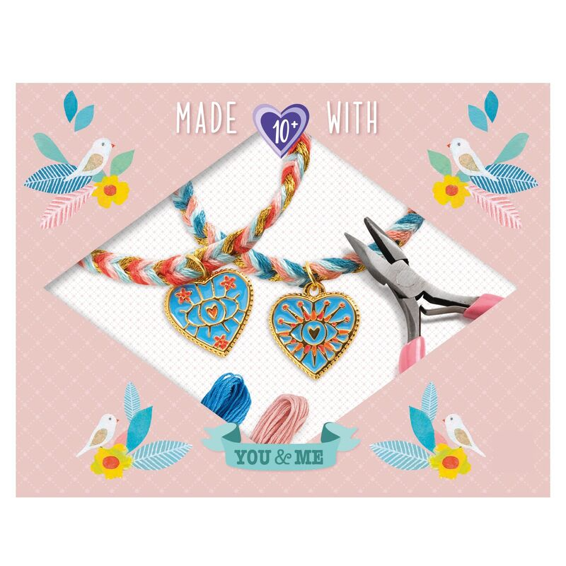 YOU & ME BEADS SET - FRIENDSHIP AND HEARTS