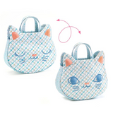 Djeco - Cat Handbag 7pc with Phone, Keys & Accessories