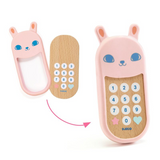 Djeco - Cat Handbag 7pc with Phone, Keys & Accessories
