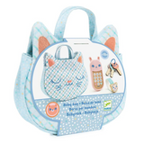Djeco - Cat Handbag 7pc with Phone, Keys & Accessories