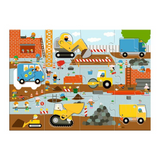 Djeco - Giant Puzzle 17pc - Construction Site