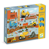 Djeco - Giant Puzzle 17pc - Construction Site