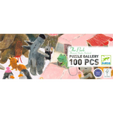 Djeco - Puzzle Gallery  100pc + Poster - The Park