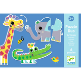 Puzzle Duo - Animals 6 x 2pc puzzles