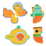 Djeco - Puzzle Duo - Vehicles 10 x 2pc puzzles