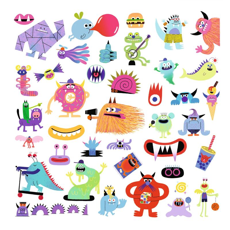 STICKERS - MONSTERS