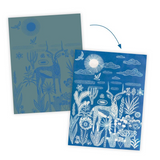 Djeco - Cyanotype Workshop - Night Time in the Savannah