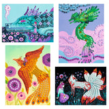 Mythical Creatures Collage Mosaic Set