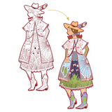 Djeco - Les Demoiselles Colouring - Fiodor & Friends