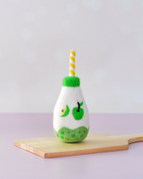 Tara Treasures - Felt Sparkling Apple Fruit Juice Bottle