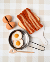 Tara Treasure - Felt Bacon & Eggs Play Food Set