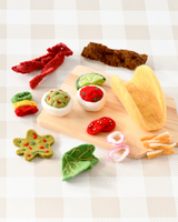 Tara Treasure - Felt Taco Play Food Set