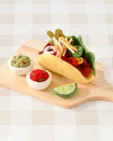 Tara Treasure - Felt Taco Play Food Set