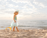 Mermalicious Dress with Tail - Size 5-6