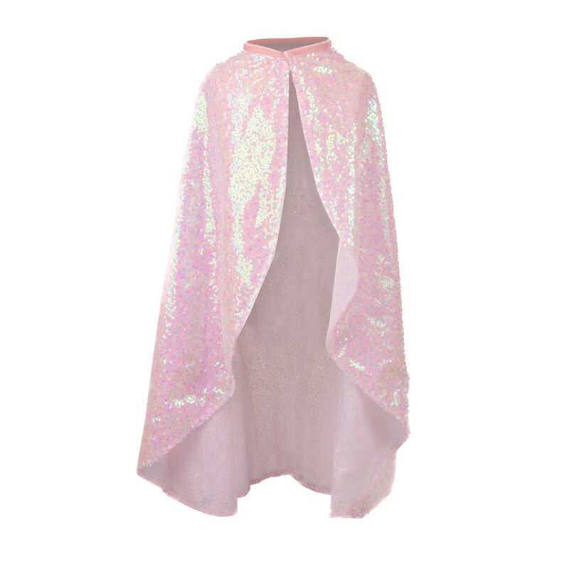 Great Pretenders - Pink Sequins Twirl Cape - Size 4-6