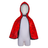 Reversible Spider & Bat Cape - size 2-3 years
