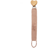 Patti Oslo - Pacifier Clip Organic Cotton - Rosa