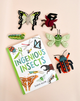 Tara Treasures - Ingenious Insects Finger Puppets & Book Set