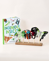 Tara Treasures - Ingenious Insects Finger Puppets & Book Set