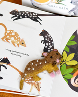 Tara Treasures - Jumping Joeys Finger Puppets & Book Set