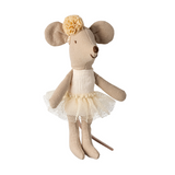 Maileg - Ballerina Mouse Little Sister - Off White