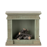 Maileg - Miniature Fireplace Dusty Green