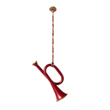 Maileg - Metal Trumpet Ornament - Red