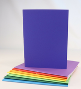 Sedulus A4 Main Lesson Book, Portrait Blank, Dark Blue Heavy Cover 110gsm pages, 32pp