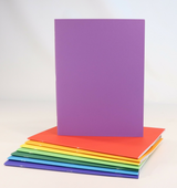 Sedulus A4 Main Lesson Book, Portrait Blank, Violet Heavy Cover 110gsm pages, 32pp