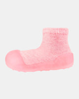 Toshi - Organic Hybrid Walking Socks Dreamtime Footsteps - Carmine