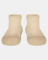 Toshi - Organic Hybrid Walking Socks Dreamtime Footsteps - Driftwood
