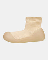 Toshi - Organic Hybrid Walking Socks Dreamtime Footsteps - Driftwood