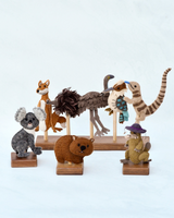 Tara Treasures - Wombat Stew Finger Puppets Set