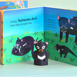 Tara Treasures - Australia Baby Animals Finger Puppets & Book Set