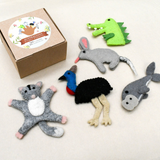 Tara Treasures - Australian Animals Finger Puppets Set C