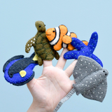 Tara Treasures - Australian Coral Reef Finger Puppets Set
