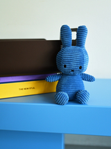 Bon Ton Toys - Miffy Corduroy 23cm - Kobalt Blue